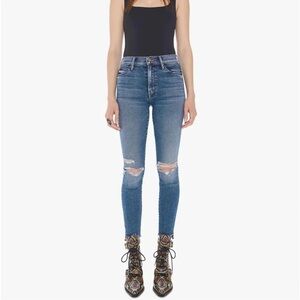 MOTHER The Stunner Zip Ankle Step Frey Roughing It